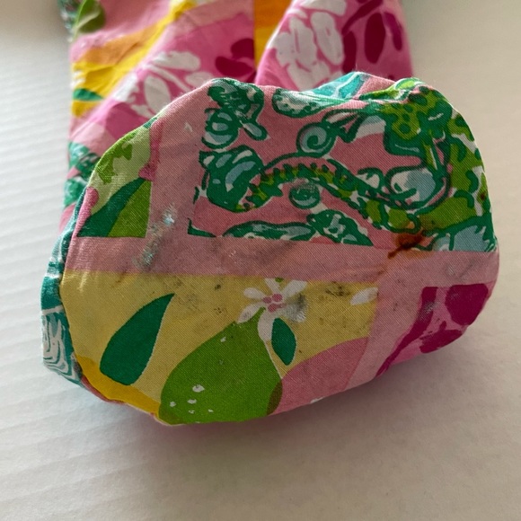 Rare Lilly Pulitzer 2000s Patchwork Print Beach Umbrella HTF - Picture 13 of 16